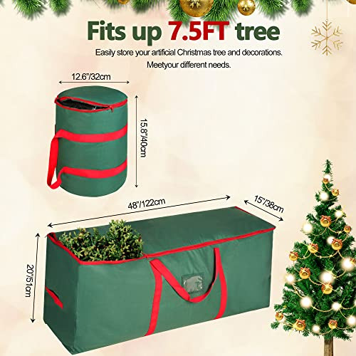 Juego De Bolsas De Almacenamiento Árbol De Navidad, 2 ...