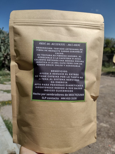 Café Molido De Mezquite /tostado Artesanal Vaina De Mezquite