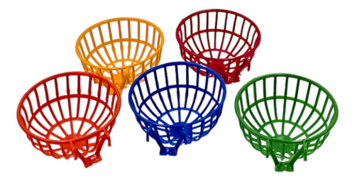 Nido De Plastico Para Aves 5 Pzas Colores Surtidos