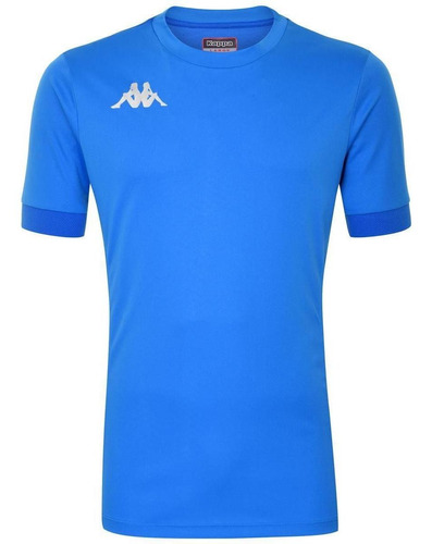 Polera Dervio Black Grey Azure Blue 4soccer