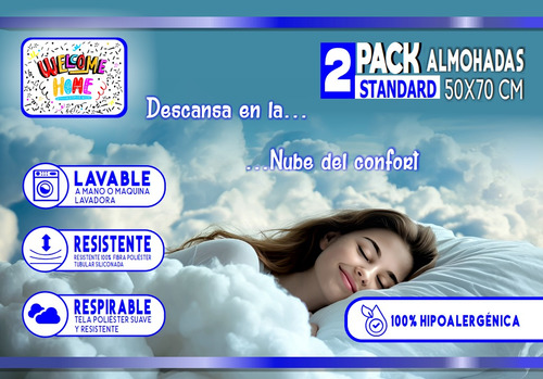 Pack De 2 Almohadas - Welcome Home