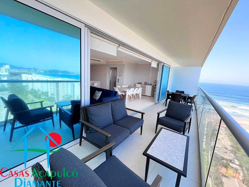 Imagen 9 de 30 de Cad Velera J18. Depa De Playa Con Terraza Y Vista Al Mar