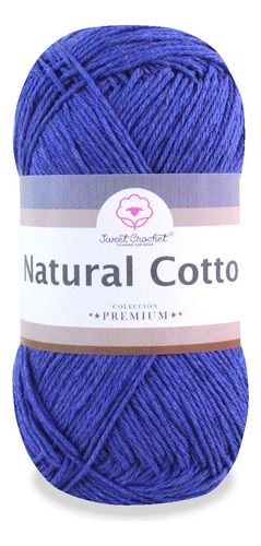 Natural Cotton 100 Gramos-algodón Sweet Crochet Azul Marino