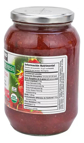 Mermelada De Fresa Orgánica Kirkland Signature De 1.19kg