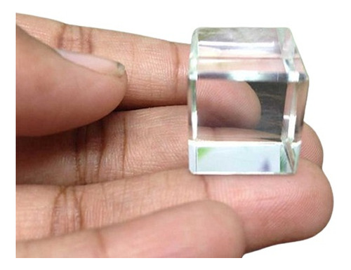 Geometria Hexaedro Mini Cuarzo Cristal (cubo)