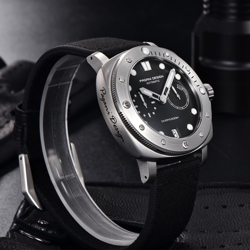 Pagani Design Reloj Para Hombre Cristal Automático Caja De