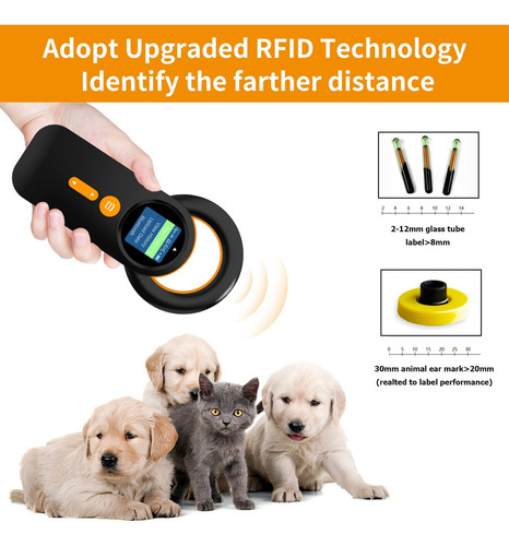 Lector De Microchip Para Mascotas Bluetooth, Alacrity 3 En 1