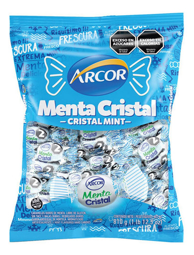 Caramelos Menta Cristal 810gr - De Dulces
