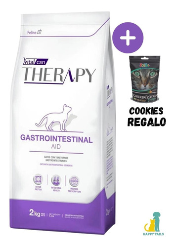 Vitalcan Therapy Gato Gastrointestinal X 2 Kg - Happy Tails