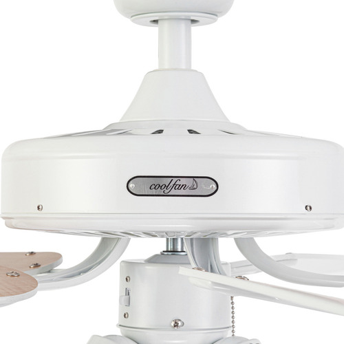 Ventilador de techo Architect 52 pulgadas blanco de 5 aspas Coolfan
