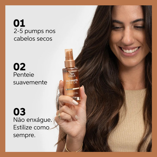 Óleo Wella Professionals Ultimate Luxe Oil 100ml Recosntruçã