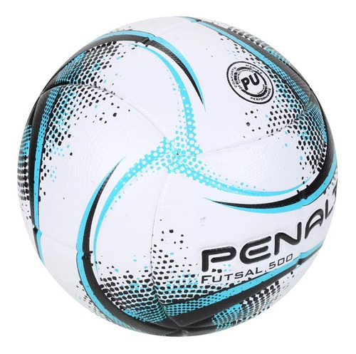 Imagem 2 de 2 de Bola De Futsal Penalty Rx 500 Xxi - Branco E Azul