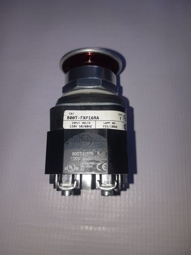 Allen Bradley 800t-fxp16ra Push Button (Usado)