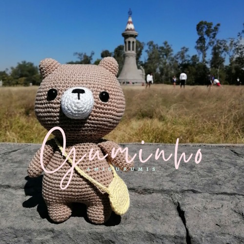 Amigurumi Oso Tejido Algodón Osito Bolsa