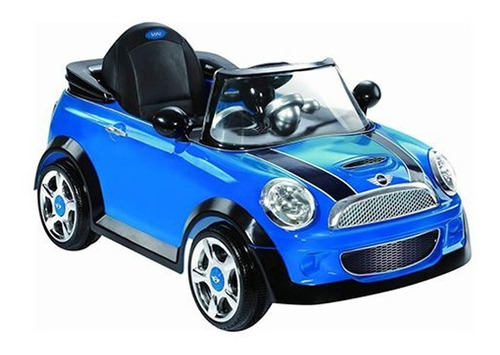 Auto A Batería Para Bebe  Bebesit Mini Cooper Remoto  Azul