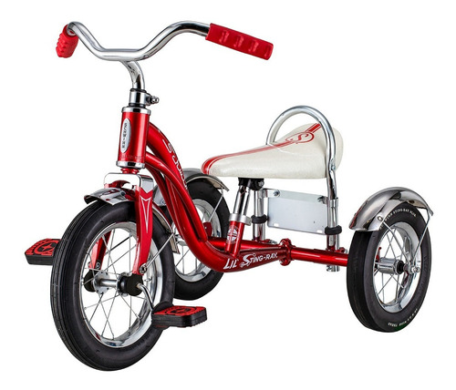 Triciclo De Acero Schwinn Roadster Retro Color Rojo