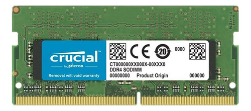 Memoria Ram Crucial 8gb Ddr4 3200 Mhz So-dimm Ct8g4sfra32a