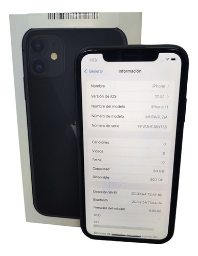 Telefono iPhone 11 A2221