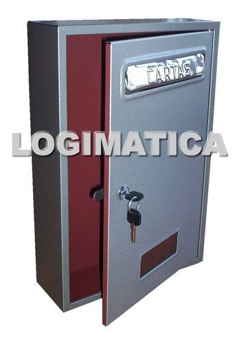 Imagen 2 de 3 de Buzón Para Pared Boca Acero Inoxidable Grande 45x30x10