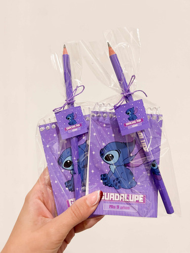 Anotadores Más Lápiz Personalizados Stich X65