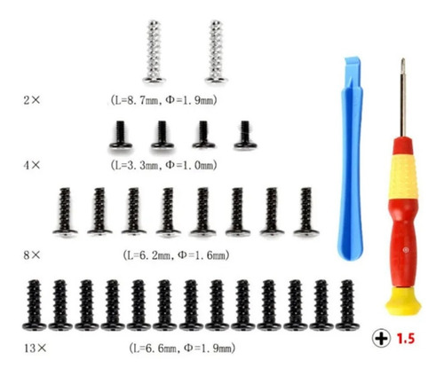 Set Tornillos Para Control Dualshock Ps5