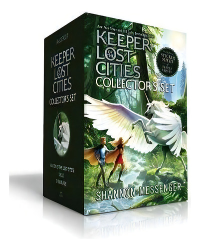 Keeper Of The Lost Cities Collector's Set (includes A Sticker Sheet Of Family Crests) (boxed Set)..., De Shannon Messenger. Editorial Aladdin Paperbacks, Tapa Blanda En Inglés