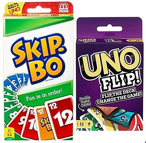Uno Flip Y Skip Bo 2-pack