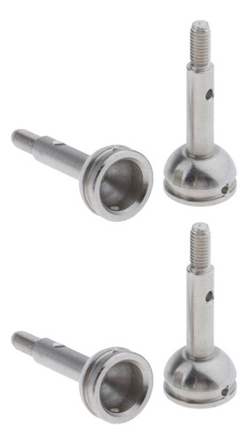 4x Copa De Eje De Rueda Delantera De Aleación De Aluminio