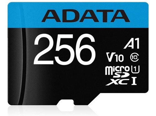 Memoria Microsd Adata Premier 256gb 100mb/s Uhs-i V10