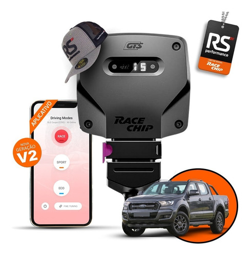 Racechip Ford Ranger T7 2.2 Chip De Potência Gts V2 + App