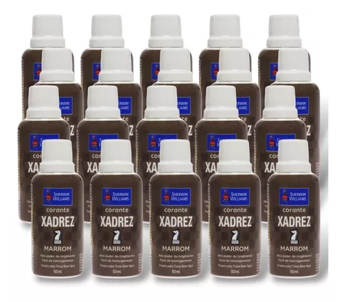 Corante Pigmento Liquido Xadrez Bisnaga 50ml - kit com 6un