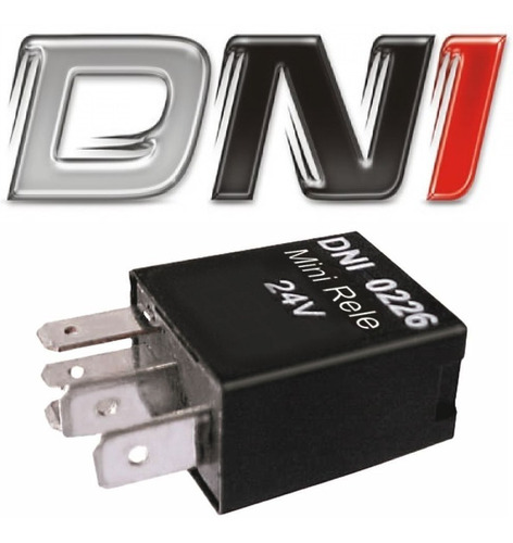 Mini Rele 5 Terminais Auxiliar Reversor 40/30a 24v - Dni0226