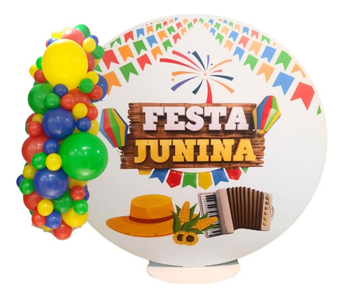 Mini Festa Junina Para Escola Mesa Painel Mdf Com Plaquinhas