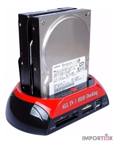 . Dock Disco Duro 2.5 3.5 Sata Multilector Memorias Backup