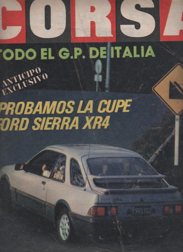 Revista * Corsa Nº 952 - Año 1984 - Cupe Ford Sierra Xr4 