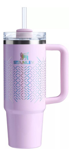 Termo Stanley Quencher Con Popote Pink Icicle Gloss 887ml Pink Icicle Gloss