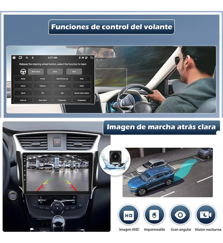 Autoestéreo Pantalla 4+32g Para Nissan March 2015-2021