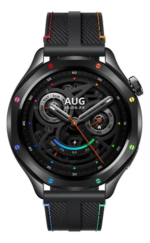 Tela Xiaomi S Watch S4 de 1,43" com pulseira de fluorocarbono com...