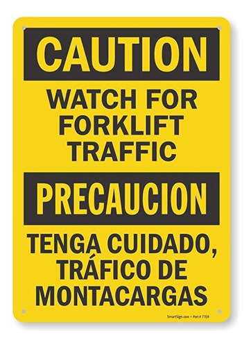  Precaución - Reloj De La Carretilla Elevadora De Tráfico  M