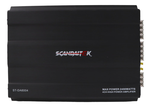 Amplificador 4 Canales Scandaltek 2400 Watts