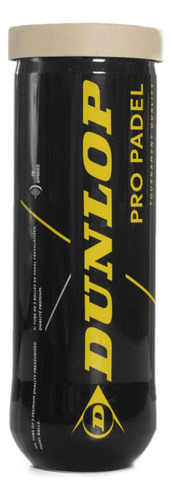 Tubo Dunlop Pro Padel - Importado !! Amarillo