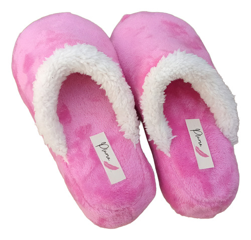 Pantufla Mujer, Acolchadas, Calentitas,forradas En Corderito