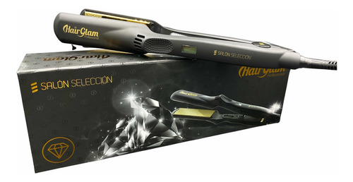 Imagen 2 de 6 de Plancha Hair Glam Salerm Titanio Y Micro Partículas De Oro