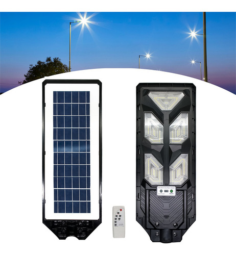 Luminária Solar Pública Poste Rua Led 250w Com Sensor