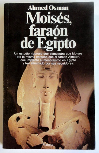 Osman. Moisés Faraón De Egipto. 1992. Arqueología, Israel,