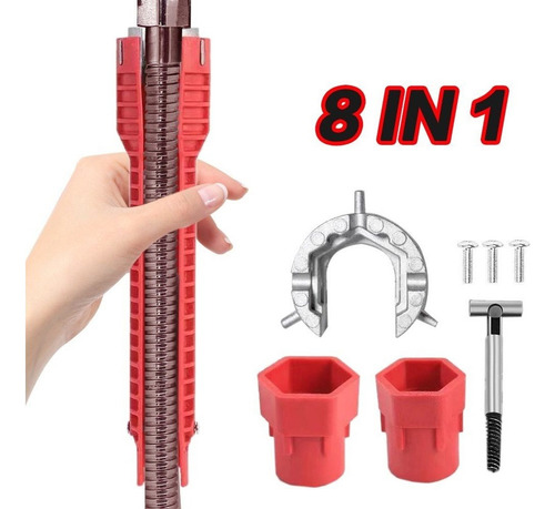 Herramienta De Fontanería Para Fregadero Con Llave Mágica Pa