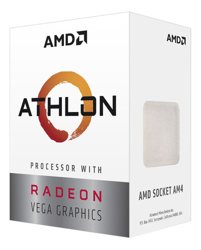Procesador Amd Athlon 3000g S-am4 35w 3.5 Ghz Cache 5 Mb