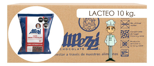 Chispas De Chocolate Lacteo Alpezzi Caja 10 Kg