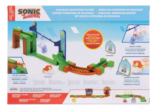 Sonic The Hedgehog Go Go Racers Playset Knuckles Adventure