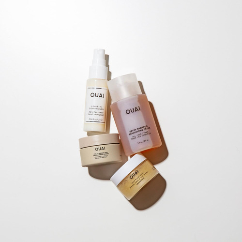 Kit De Viagem Ouai Com Condicionador Leave In, Shampoo Detox